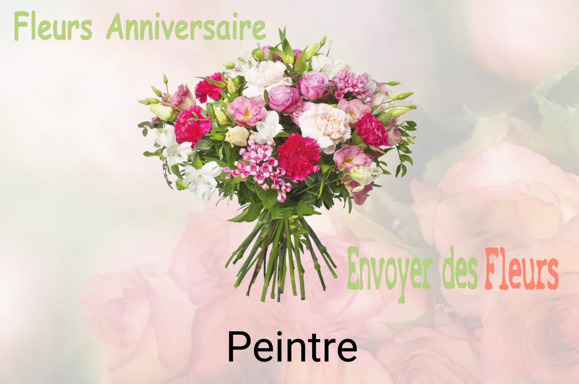 Bouquet de fleurs d’anniversaire livré à Peintre