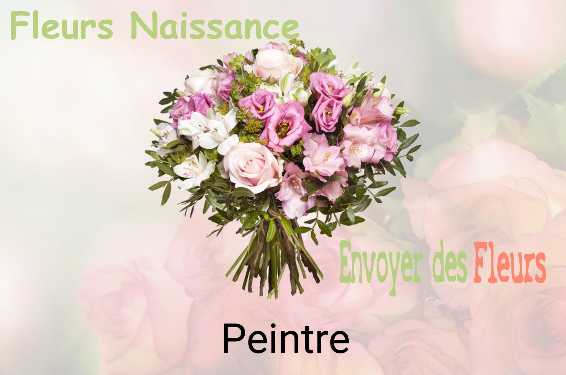 Bouquet de fleurs de naissance livré à Peintre