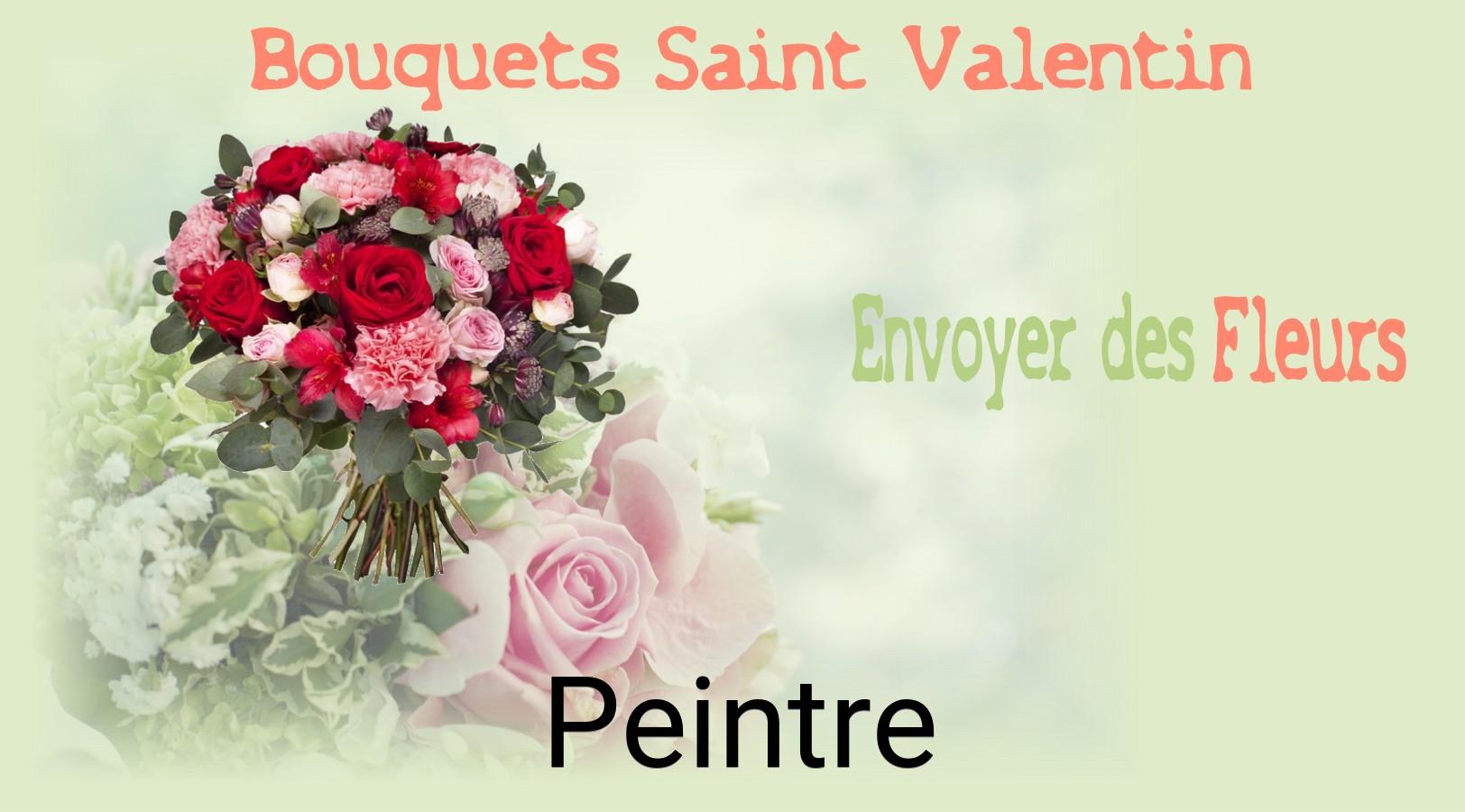 Roses de Saint-Valentin livrées à Peintre